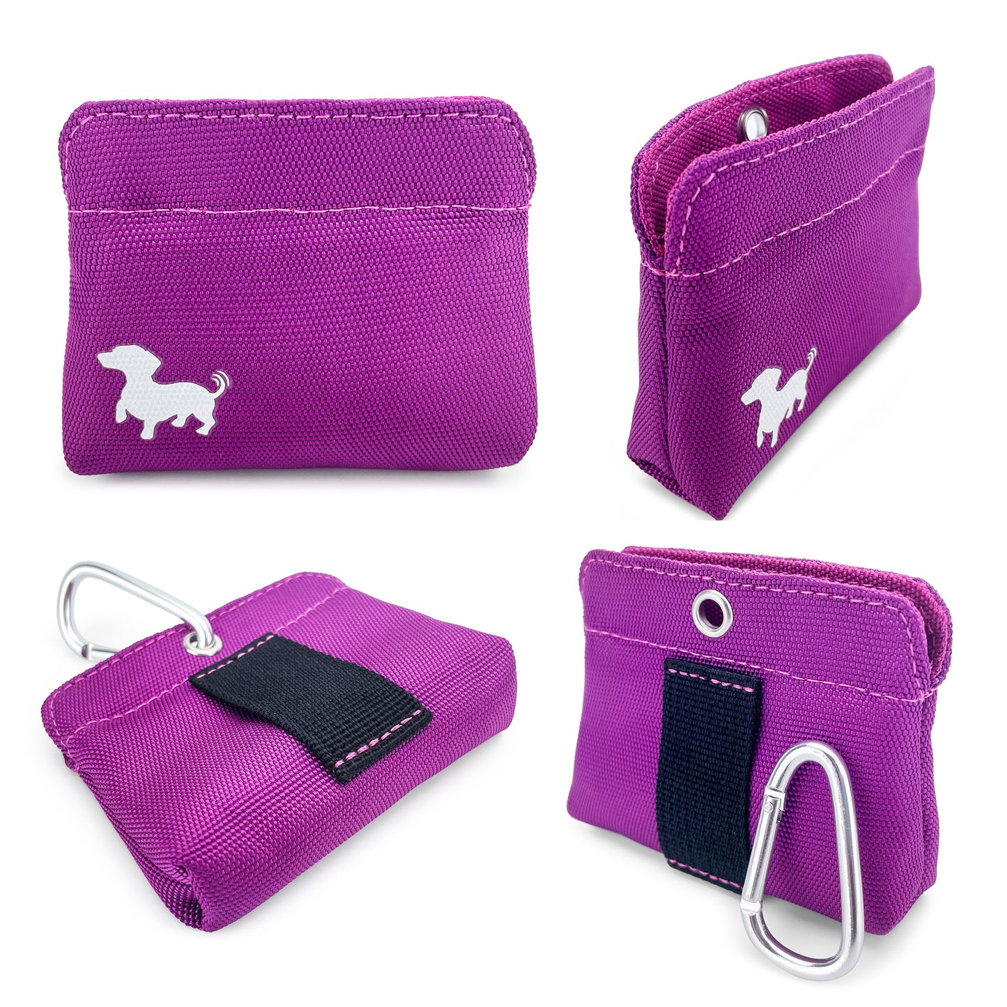 Swaggly Dog Treat Pouch - Treat Pouches For Pet Training - Extra Small - Pink