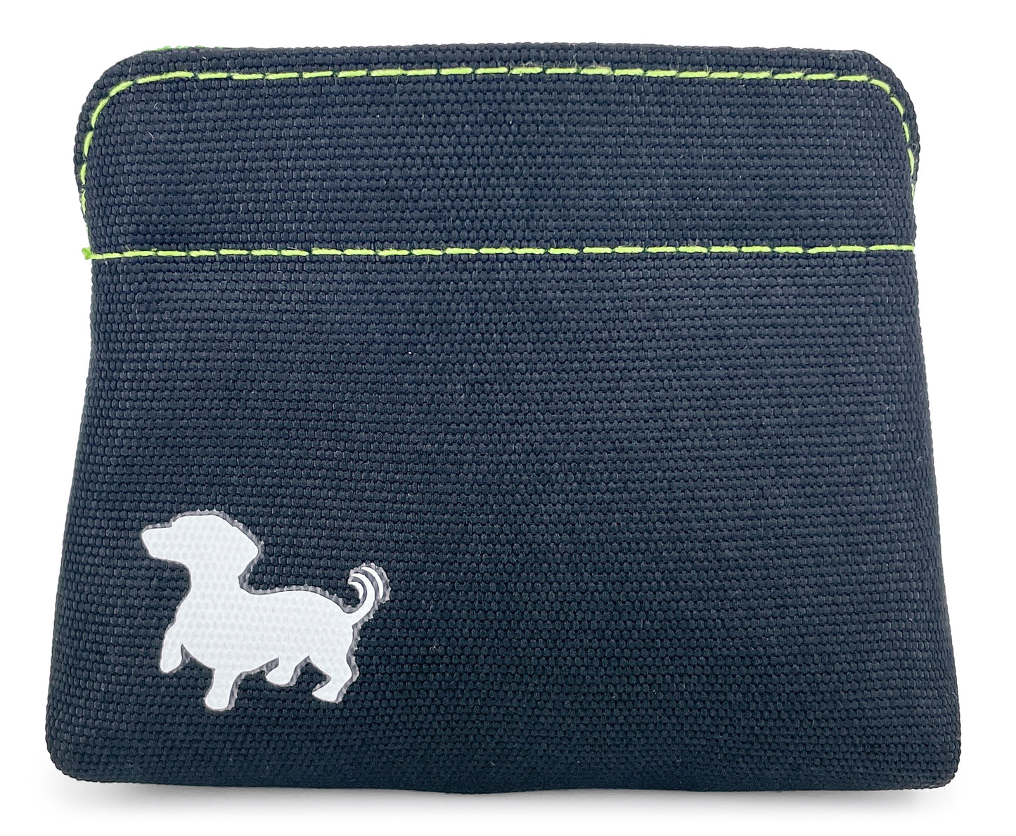 Swaggly Dog Treat Pouch - Treat Pouches For Pet Training - Extra Small - Black with Green Interior