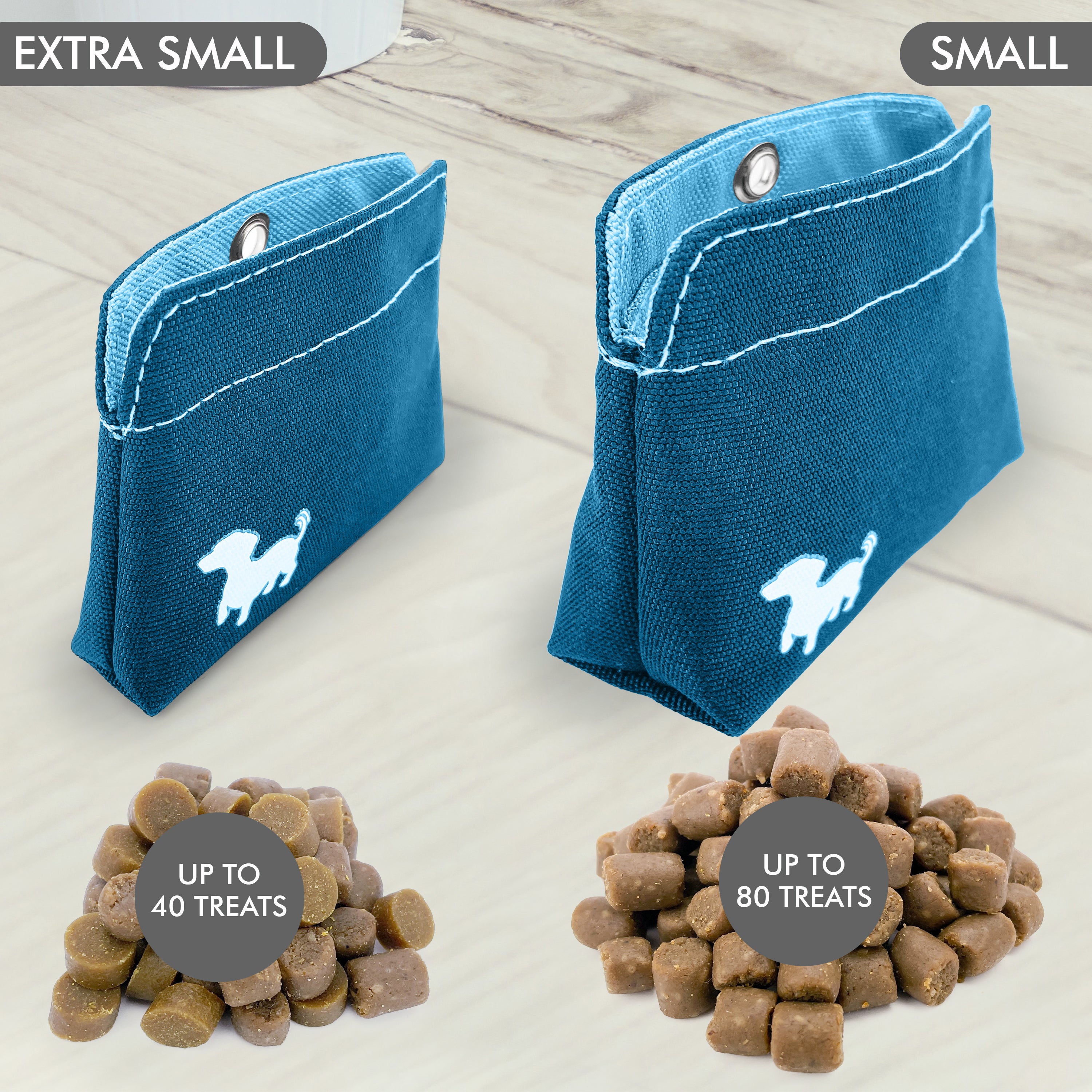 Small dog treat store bag