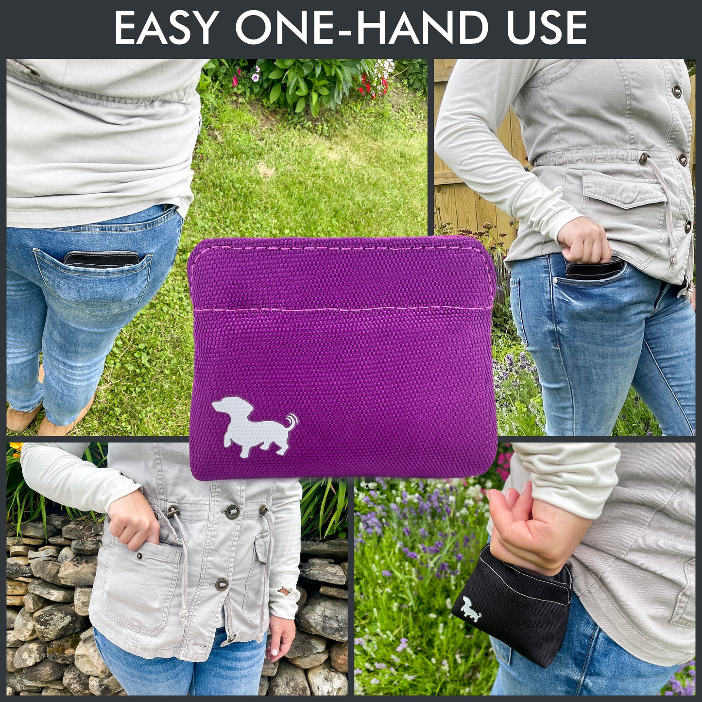 Swaggly Dog Treat Pouch - Treat Pouches For Pet Training - Extra Small - Pink