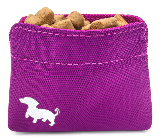 Swaggly Dog Treat Pouch - Treat Pouches For Pet Training - Extra Small - Pink